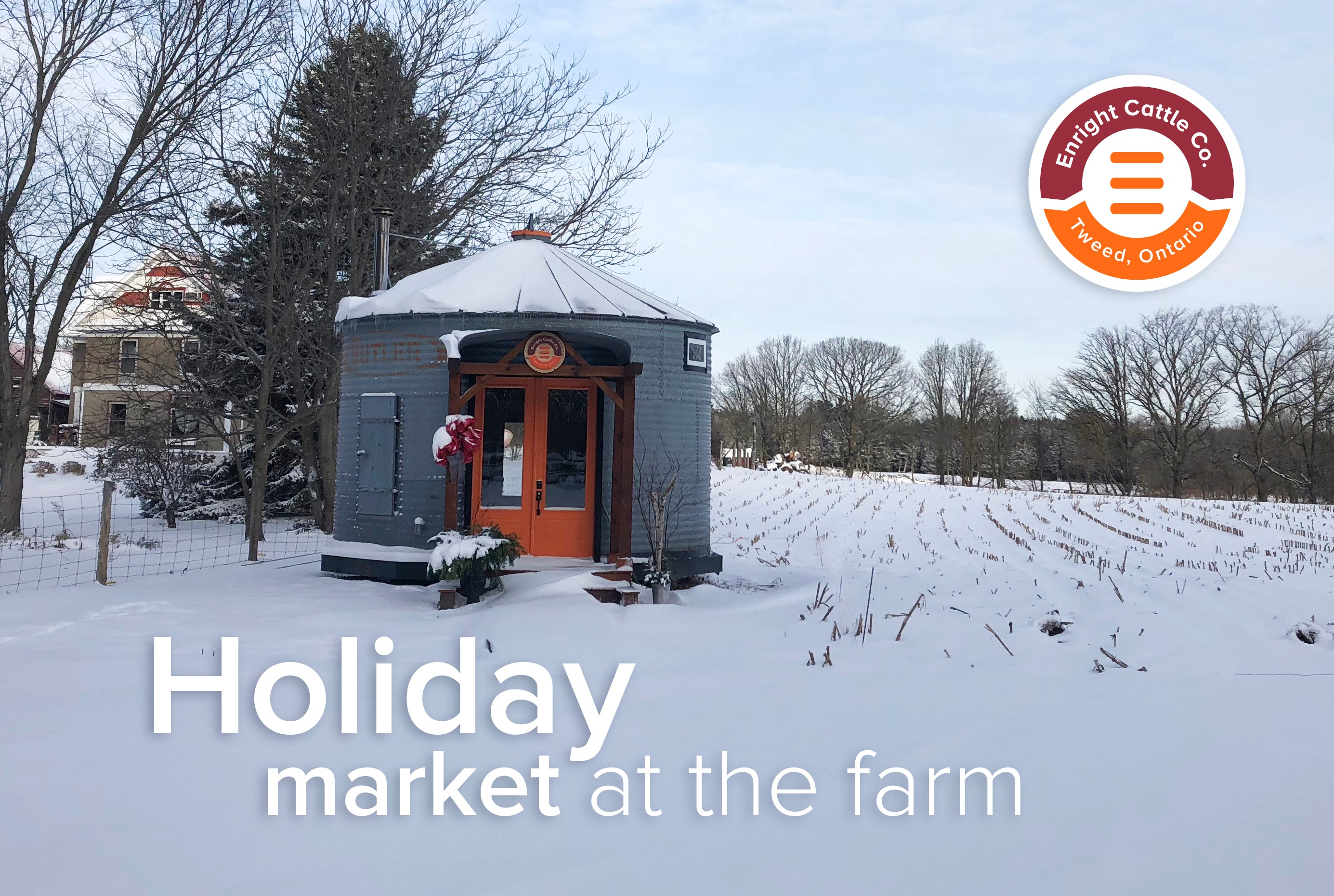 Holiday market at the Farm includes Enright Cattle Company's Grain Bin store