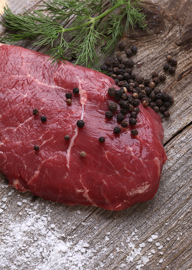 Flat Iron Steaks (2 x 0.35 lbs)